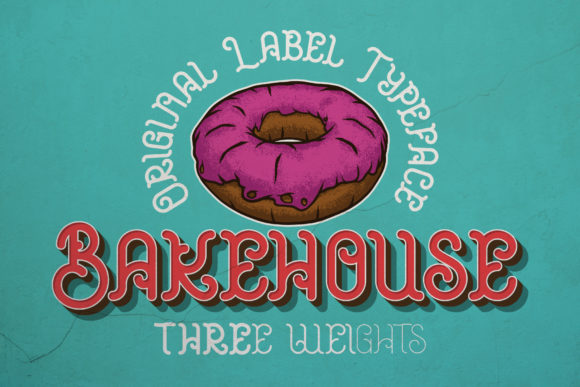 Bakehouse: A Fun Quirky Display Font for Business Branding
