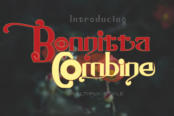 Bonnitta Combine: A Bold Display Font for Striking Brand Designs