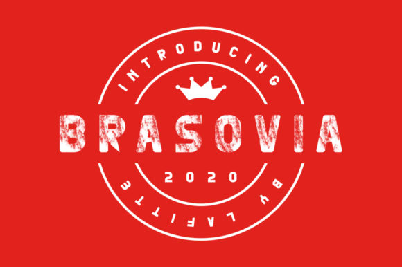 Brasovia: A Bold Vintage Display Font for Crafters and Makers