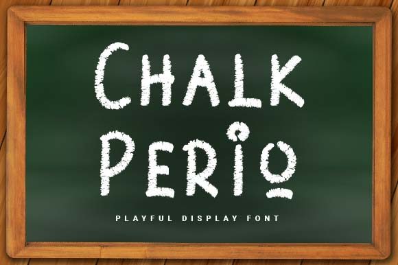 Chalk Perio: A Playful Display Font for Modern Web Design and Digital Branding