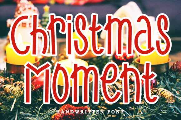 Christmas Moment: A Festive Display Font for Editorial Design