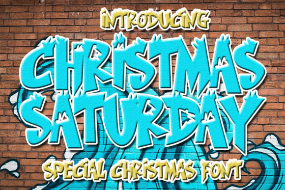 Christmas Saturday: A Bold Display Font for Editorial Design