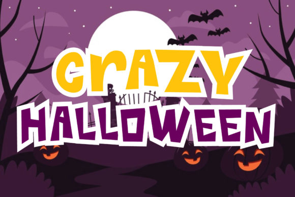 Crazy Halloween: A Cute Display Font for Web and Brand Design