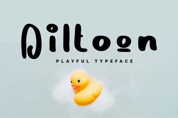 Diltoon: A Cute Display Font for Modern Marketing Campaigns