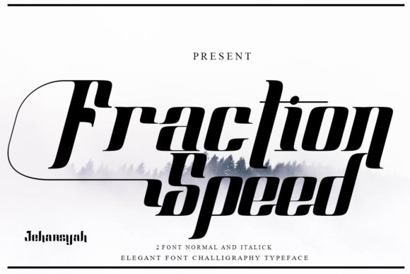 Fraction Speed Font for Bold Campaign Headlines