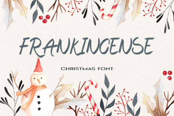 Frankincense: A Clean Display Font for Festive and Elegant Design Projects