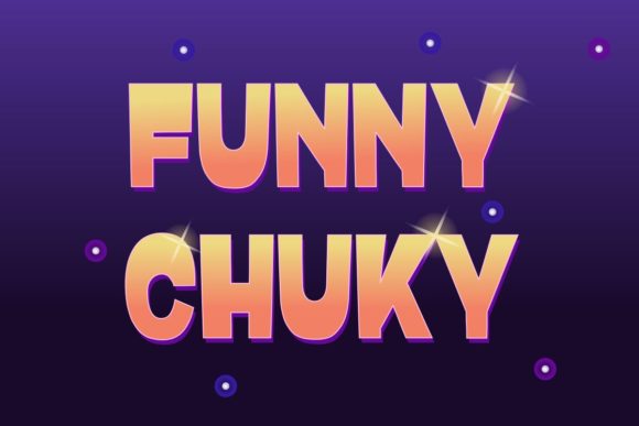 Funny Chuky: A Bold Display Font for Creative Marketing