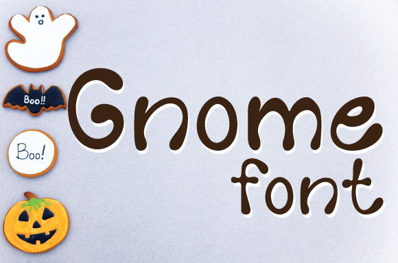 Gnome: A Rounded Playful Display Font for Cheerful Branding Projects