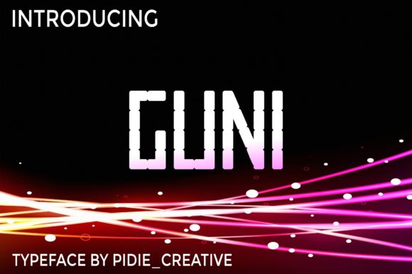 Guni: A Modern Display Font for Campaign-Ready Visuals