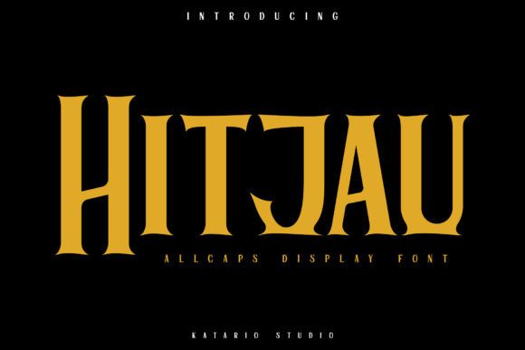 Hitjau: A Bold Display Font That Elevates Campaign Visuals