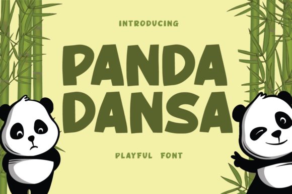 How Panda Dansa Became the Bold Display Font for My Café Branding Project