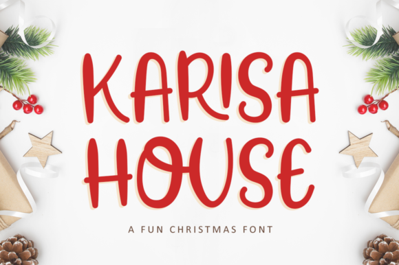 Karisa House: A Trendy Display Font for Crafters and Makers