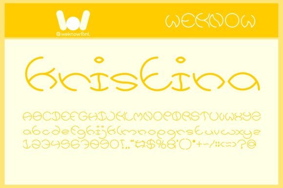 Kristina: A Modern Display Font for Small Business Branding