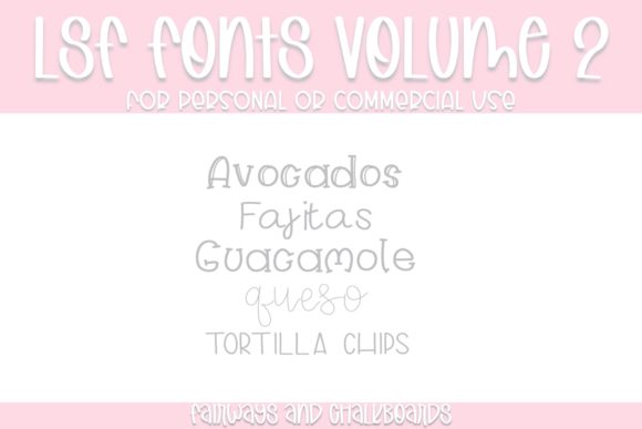 LSF Volume 2: The Neat Display Font Collection for Crafters