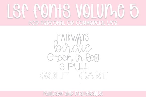 LSF Volume 5 Display Font for Editorial Projects