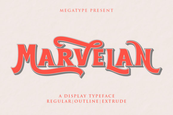 Marvelan: Bold Display Font for Impactful Marketing Visuals