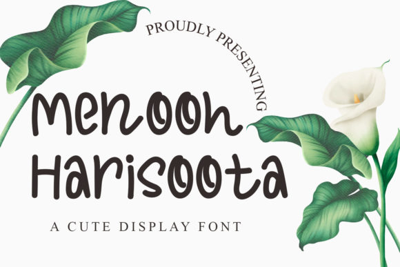 Menooh Harisoota: A Cute Display Font for Branding and Marketing