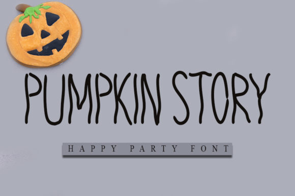 Pumpkin Story: A Brittle Display Font for Editorial Design