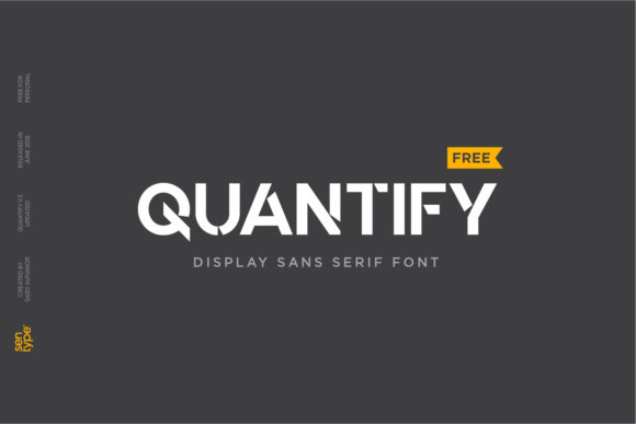 Quantify: A Bold Display Font for Modern Marketing Campaigns
