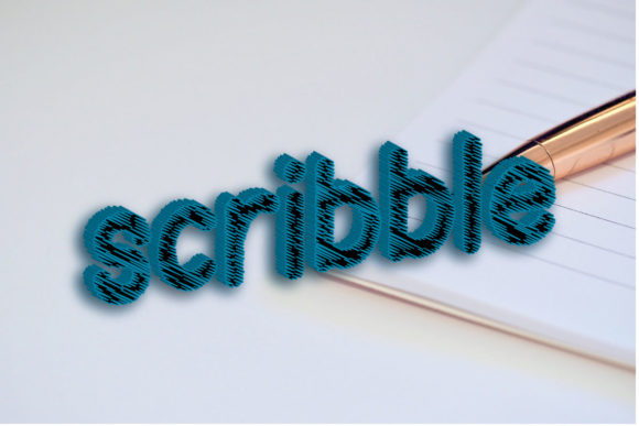 Scribble: A Trendy Display Font for Modern Branding Projects
