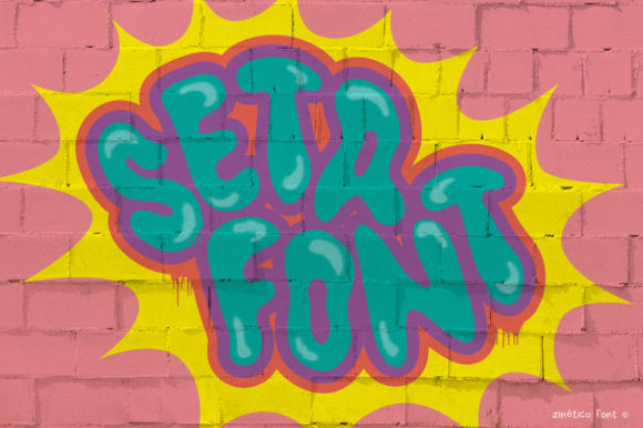 Seta: A Chunky & Colorful Display Font for Kids’ Designs