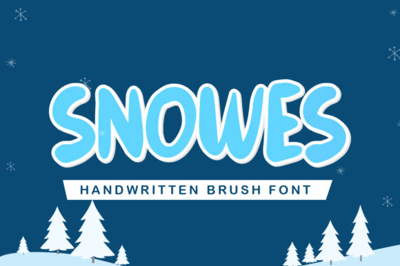 Snowes Display Font for Playful Web Design Projects
