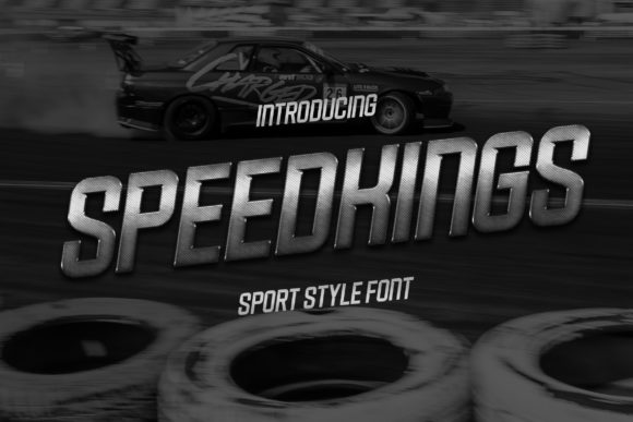 Speedkings: A Futuristic Display Font for Modern Editorial Design