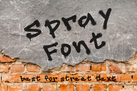 Spray: The Urban Art Display Font for Crafters and Makers