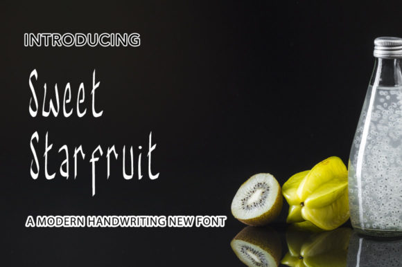 Sweet Starfruit: A Cute Display Font for Creative Editorial Projects