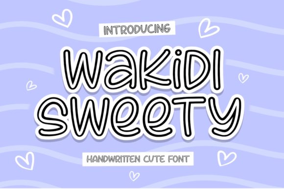Wakidi Sweety: A Cute Display Font for Creative Branding Projects