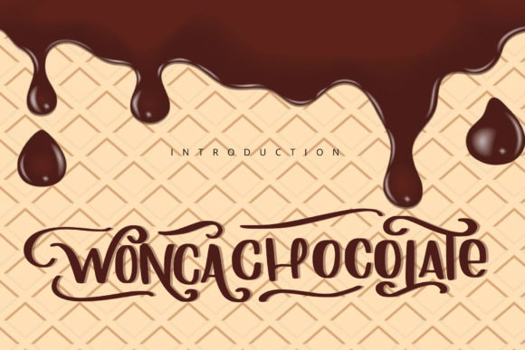 Wonca Chocolate: A Stylish Display Font for Editorial Design and Digital Publishing